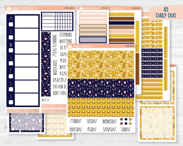 A5 Daily Duo Planner Kit Stickers | Wild Landscape 274-121
