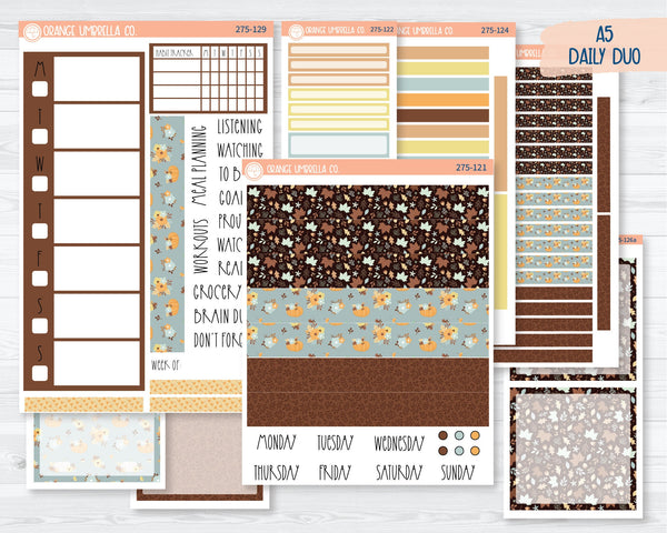 A5 Daily Duo Planner Kit Stickers | Thanks a Latte 275-121