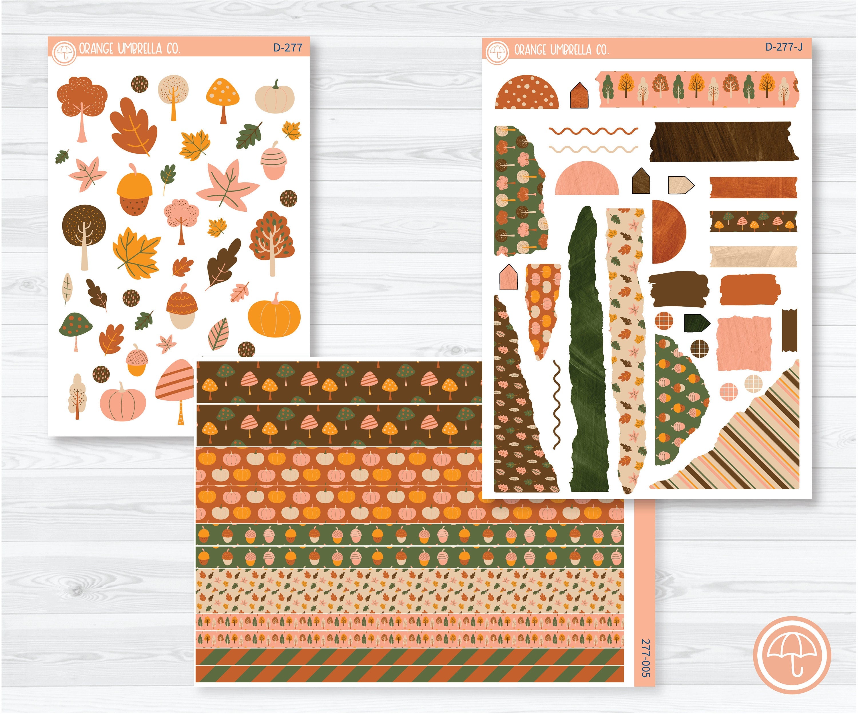 All About Orange Planner Stickers - Free Printable