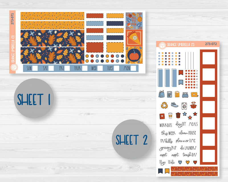 Hobonichi Weeks Planner Kit Stickers | Harvest Table 273-071