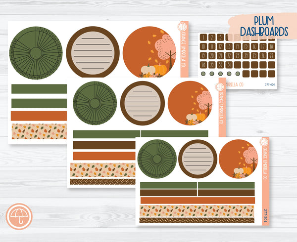 Plum Dashboards Planner Kit Stickers | Leaf Pile 277-201