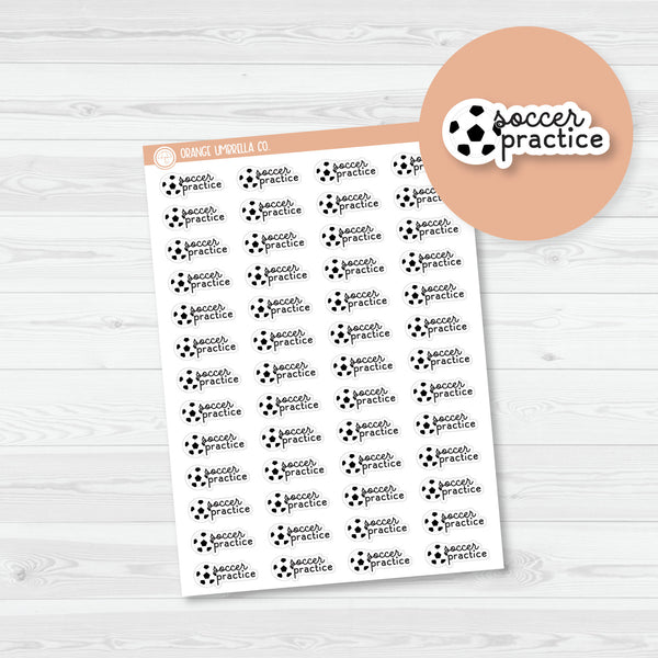 Soccer Practice Event Planner Stickers | F16 | E-255