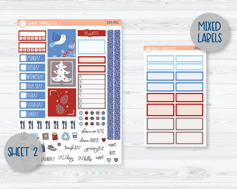 Hobonichi Cousin Planner Kit Stickers | Icy 285-051