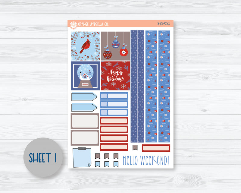 Hobonichi Cousin Planner Kit Stickers | Icy 285-051