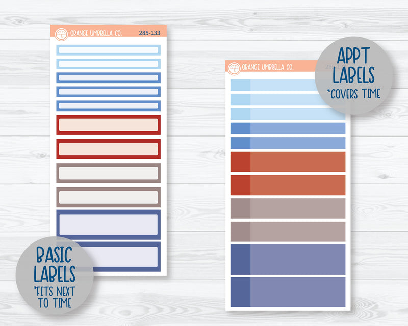 7x9 Daily Duo Planner Kit Stickers | Icy 285-131