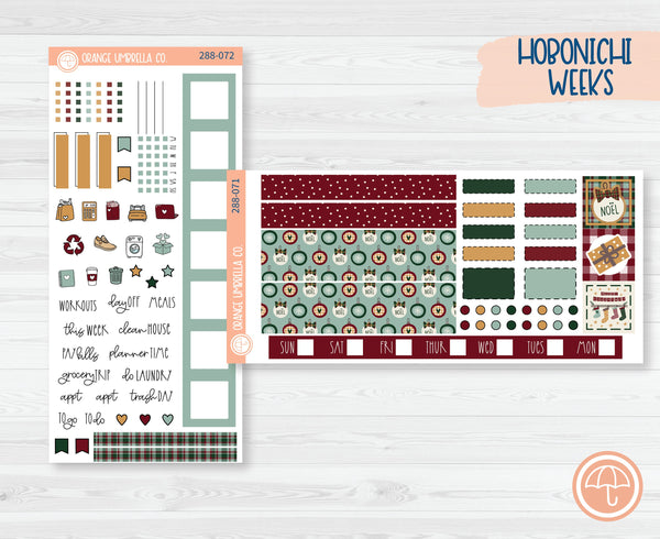 Hobonichi Weeks Planner Kit Stickers | Santa Stop Here 288-071