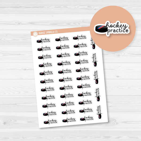 Hockey Practice Event Icon Planner Stickers | F16 | E-265