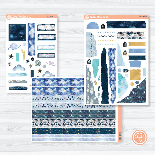 North Star | Winter Star Kit Deco Journaling Planner Stickers | D-299