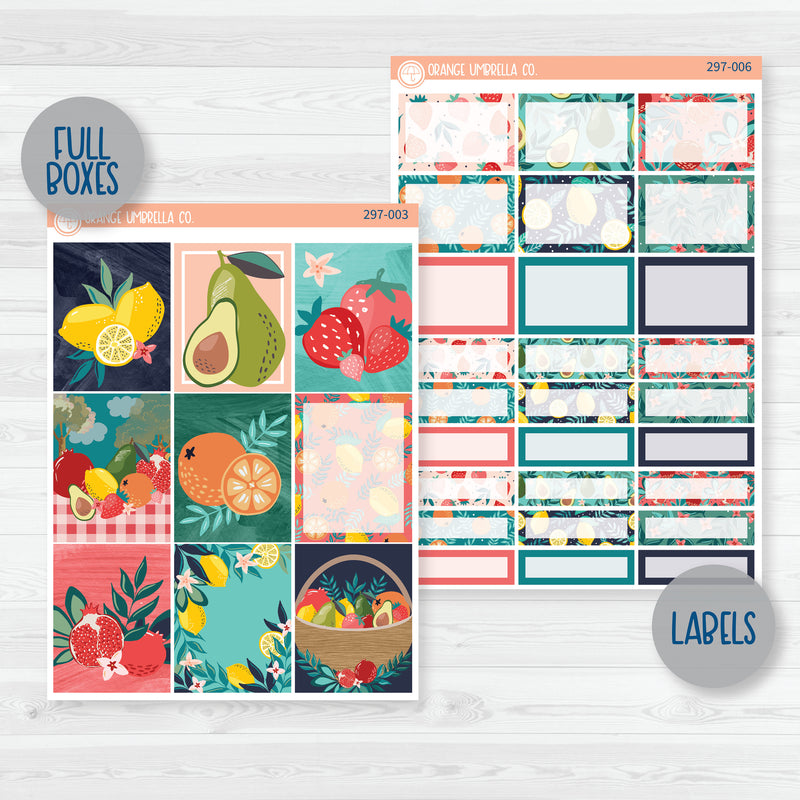 Fruit Basket | Weekly Planner Kit Stickers | 297-001