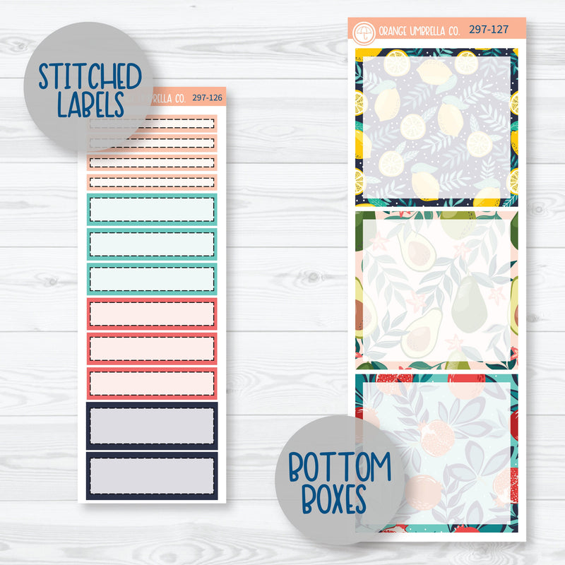 Fruit Kit | A5 Daily Duo Planner Kit Stickers | 297-121