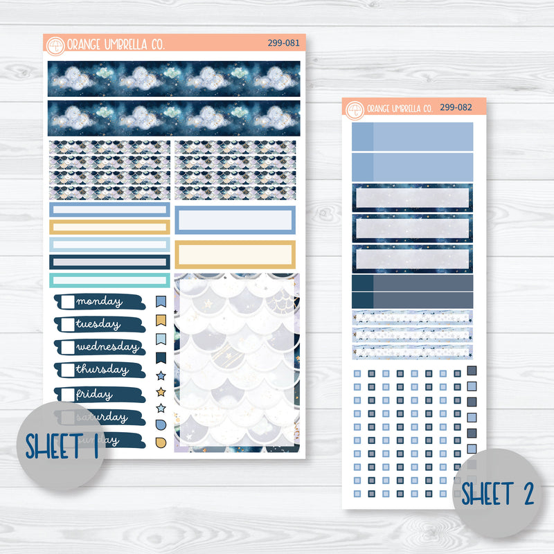 North Star | Winter Compact Vertical Planner Kit Stickers for Erin Condren | 299-081