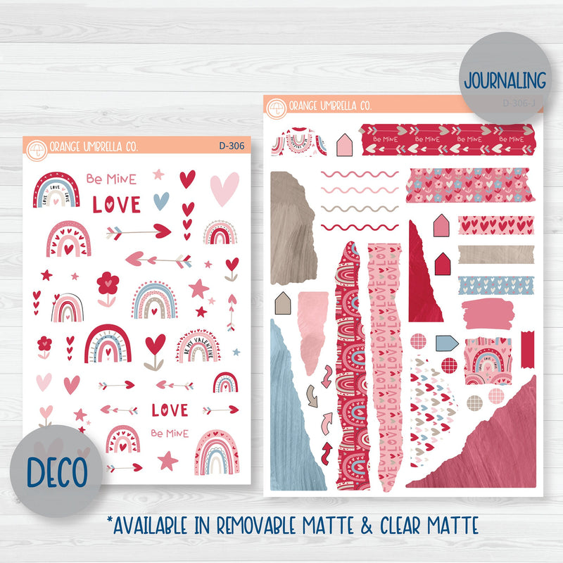 Lovestruck | Valentine's Day Weekly Planner Kit Stickers | 306-001