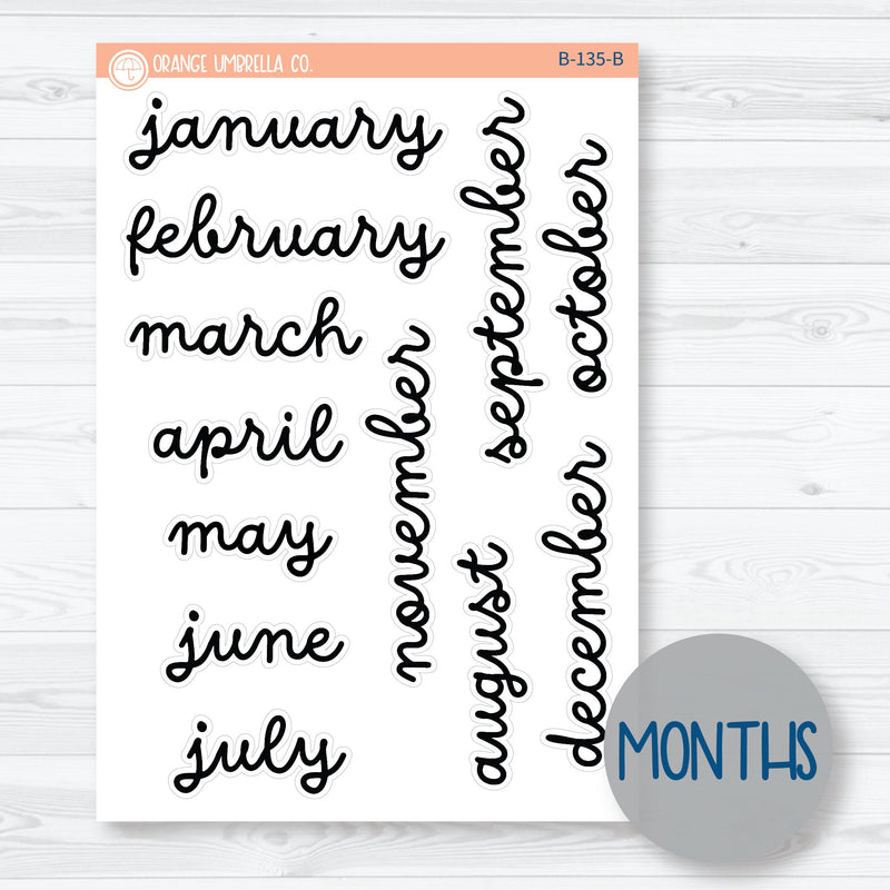 Tweetheart | February 8.5 ECLP Monthly Planner Kit Stickers | 301-261
