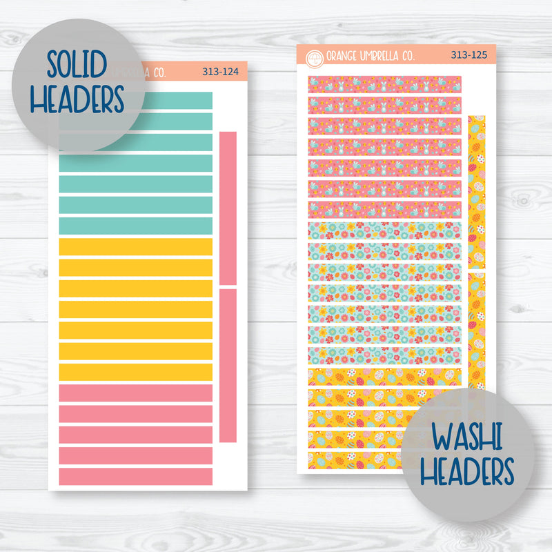 Easter A5 Daily Duo Planner Kit Stickers | Hatching A Plan | 313-121