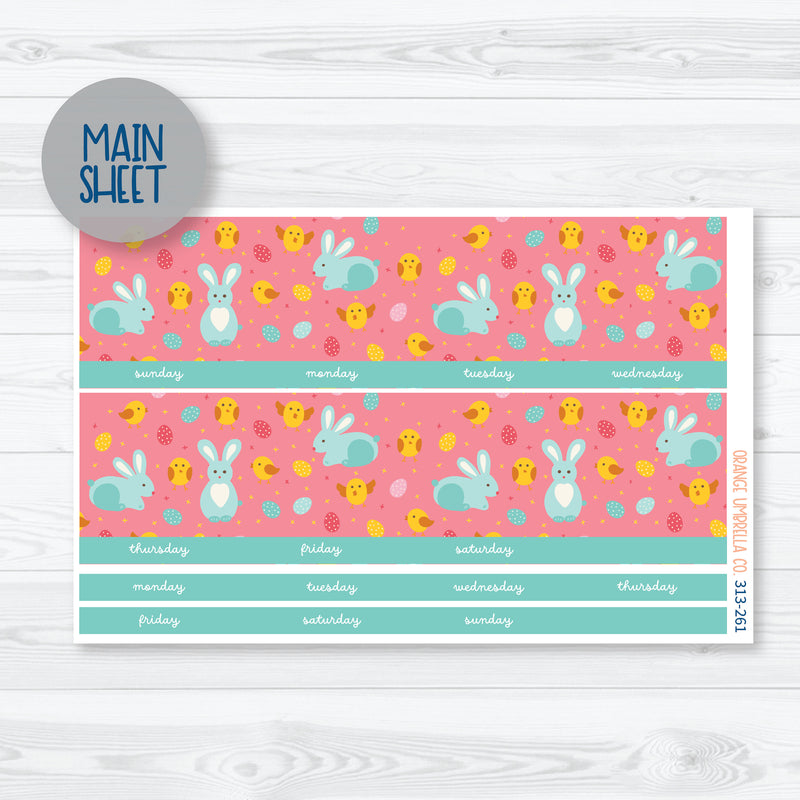 Easter 8.5 ECLP Monthly Planner Kit Stickers | Hatching A Plan | 313-261