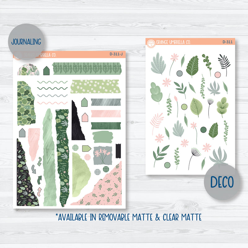 Optimistic | Spring Kit Deco Journaling Planner Stickers | D-311