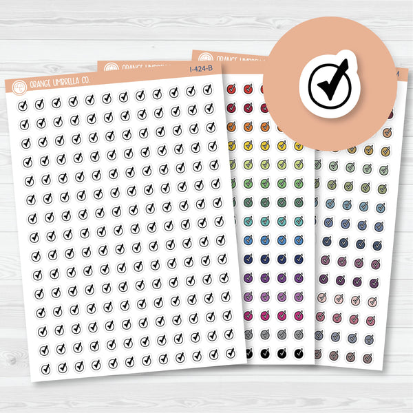 Checkmark Icon Planner Stickers | To Do Lists Icons | I-424