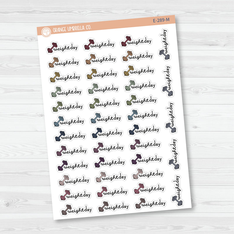 3/12-Weight Day Planner Stickers | F16 | E-289
