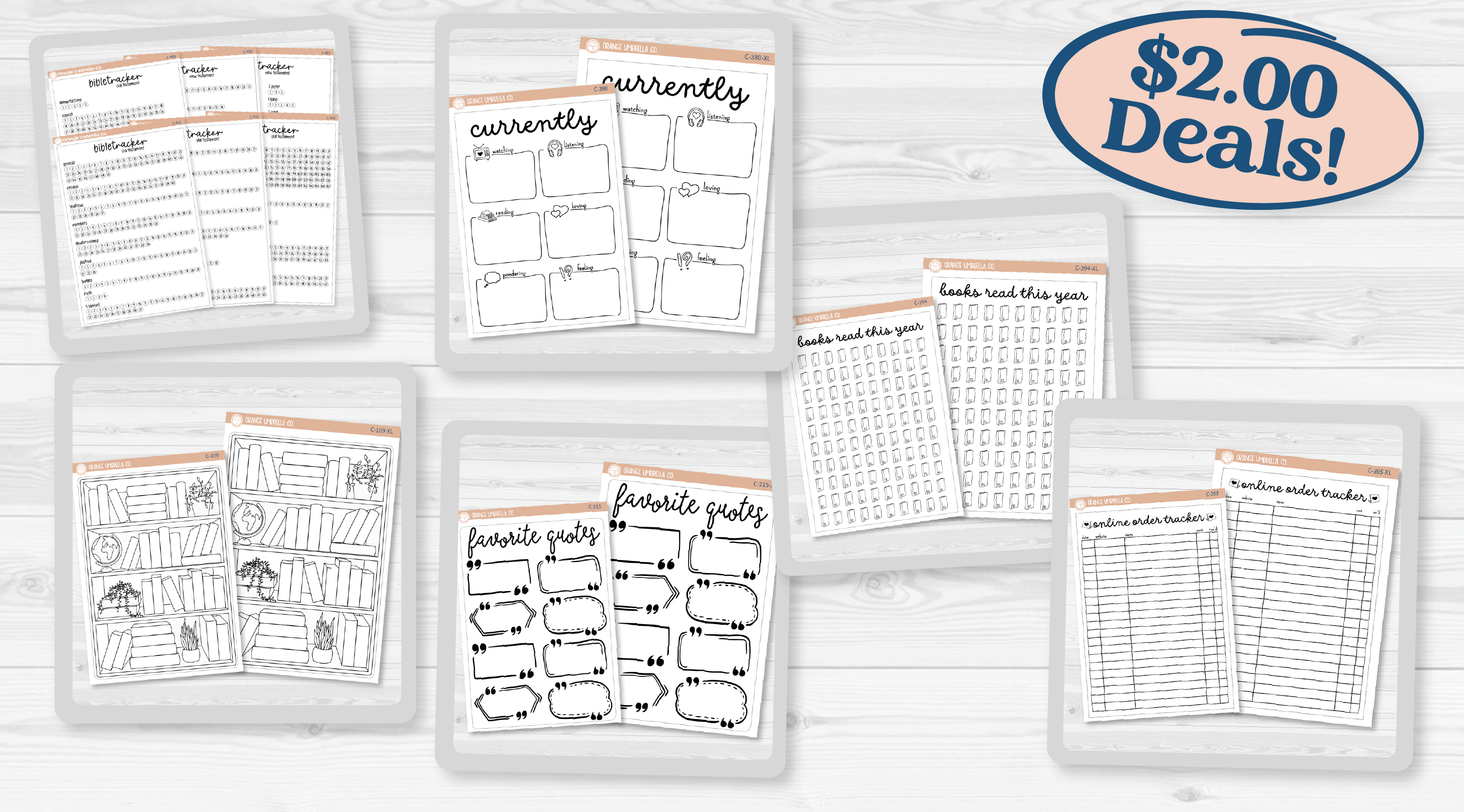 This Week’s $2.00 Deals | Full-Page Dashboards