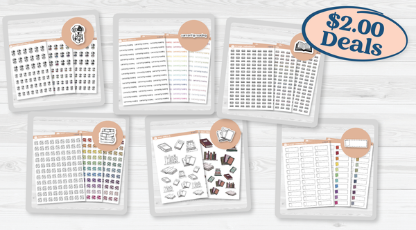$2.00 Deals — Reading-Themed Stickers — July 10–16