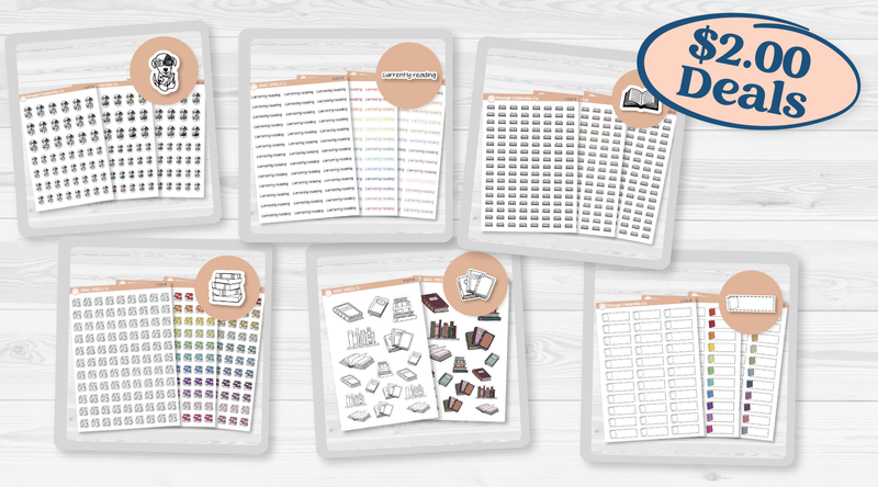 $2.00 Deals — Reading-Themed Stickers — July 10–16