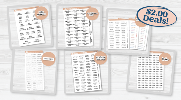 $2.00 Deals — F17 Script Stickers — July 17–23