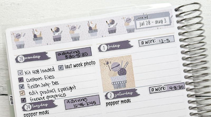 Last Week in My Planner: KIT-402 "Scoops of Jupiter"