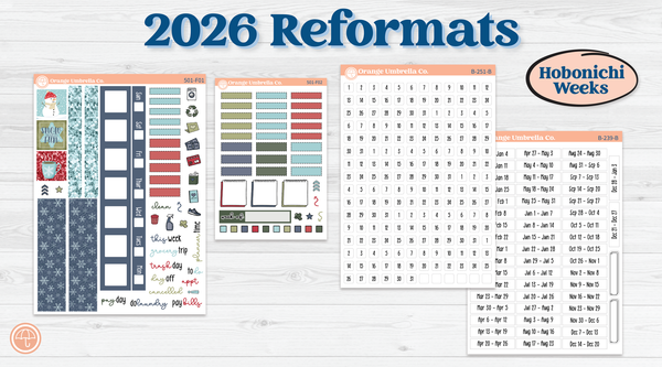 2026 Reformats - Listing F - Hobonichi Weeks