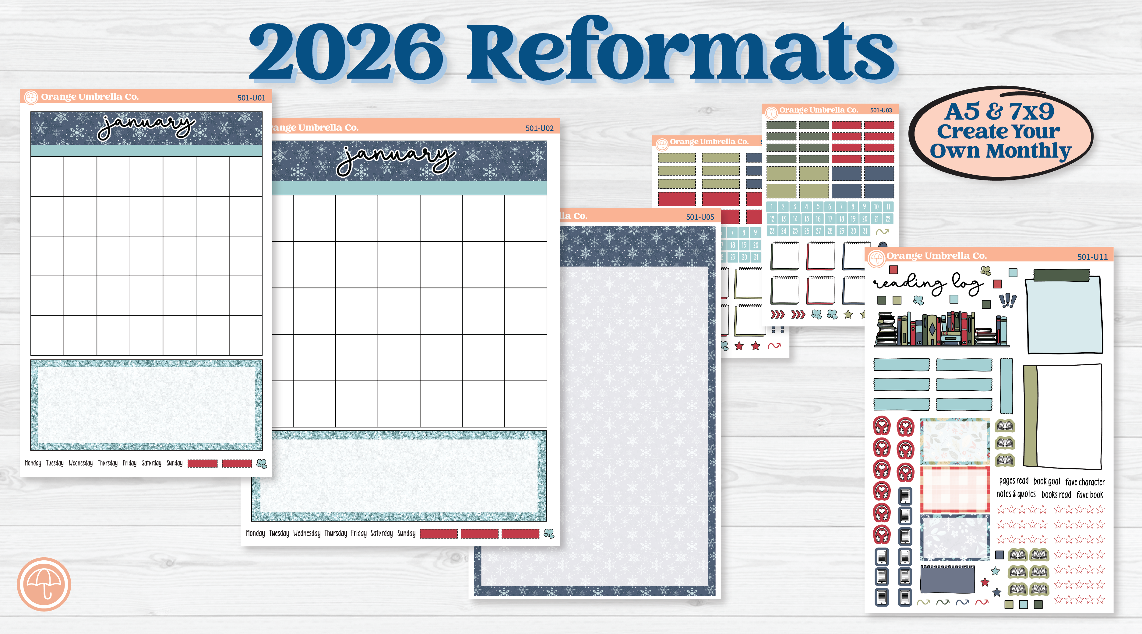 2026 Reformats — The New U Listing: Create Your Own Monthly Kit