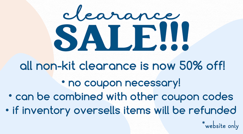 50% off Non-Kit Clearance