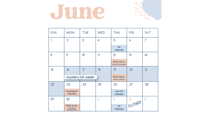 What’s New This June: Mystery Kits, $2 Deals, and More!