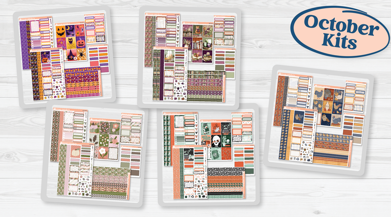 October Planner Sticker Kits