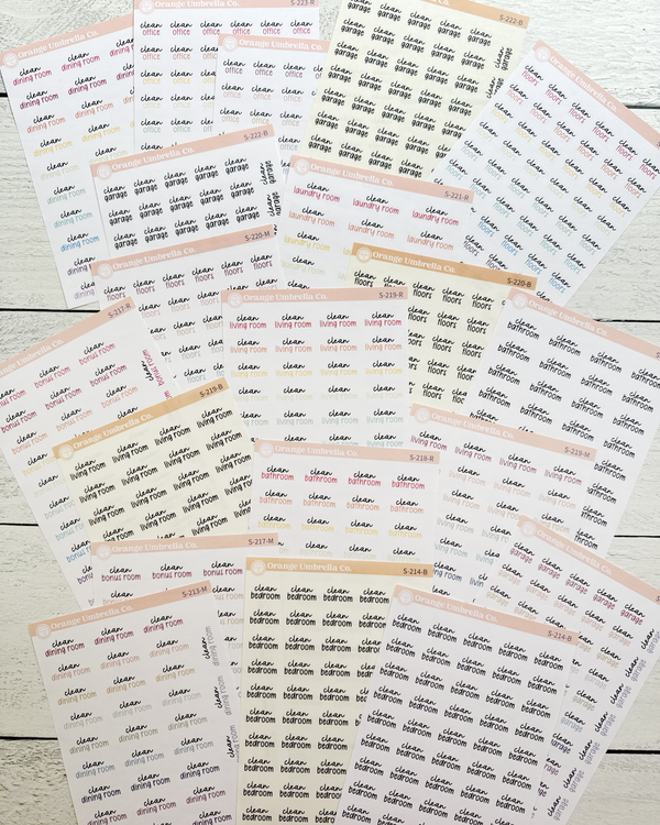 Product Spotlight –– F17 Chores Stickers