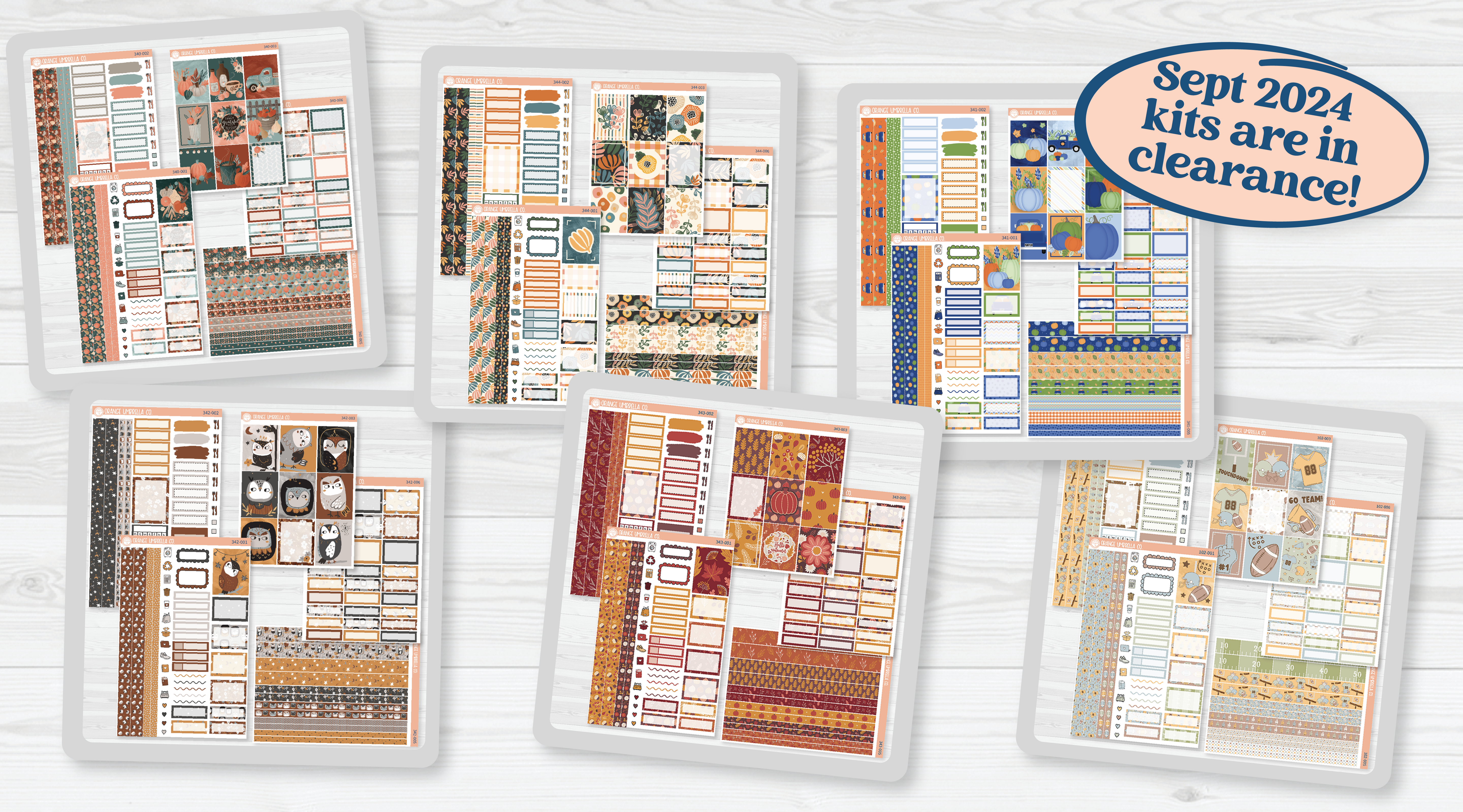 September 2024 Kits Added to Clearance — 35% Off!