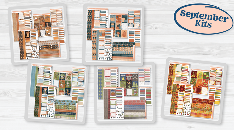 New Fall Planner Sticker Kits | Orange Umbrella Co.