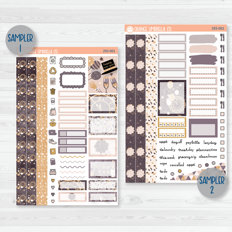 New Year's Weekly Planner Kit Stickers | 293-001
