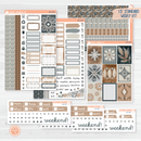 CLEARANCE | Neutral Florals And Shapes | Weekly Planner Kit Stickers | Serenity | 351-001