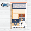 Chicken Planner Kit | Plum Vertical Priorities 7x9 Planner Kit Stickers | What the Flock | KIT-412-J