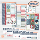 Winter Snowflake Kit | Weekly Sticker Kit for Vertical Planners like Erin Condren | Snow Problem | KIT-501-A
