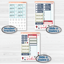 Winter Snowflake Kit | Hobonichi Cousin Weekly & Daily Planner Kit Stickers | Snow Problem | KIT-501-E