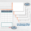 Winter Snowflake Kit | A5 or 7x9 Create Your Own Monthly Universal | Monthly & Reading Log Sticker Kit | Snow Problem | KIT-501-U