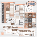 Neutral Woodland Kit | Weekly Sticker Kit for Vertical Planners like Erin Condren | Whispers of Hope | KIT-503-A