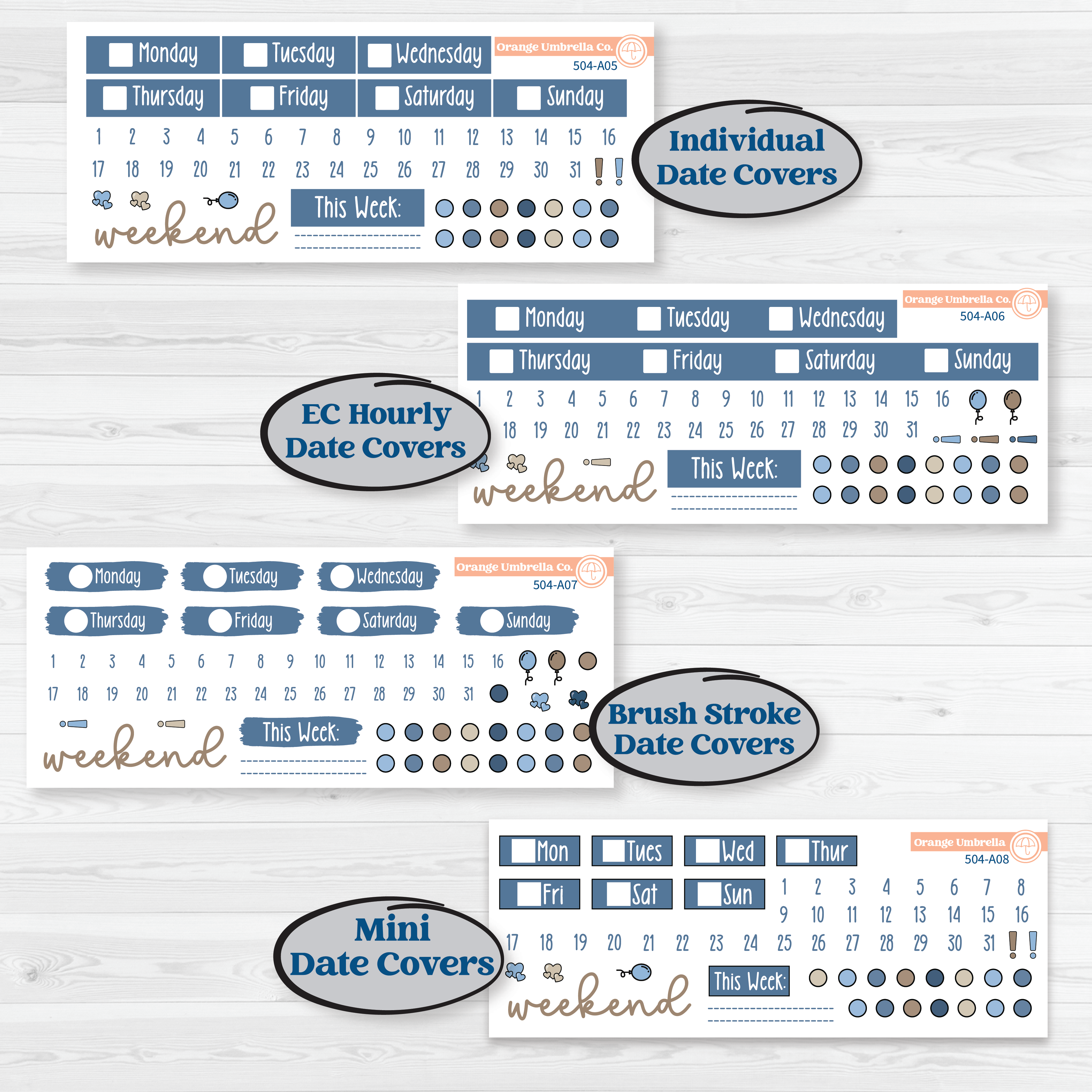 Nostalgic Frosty Winter Kit | Weekly Sticker Kit for Vertical Planners like Erin Condren | Frosted Windowpanes | KIT-504-A