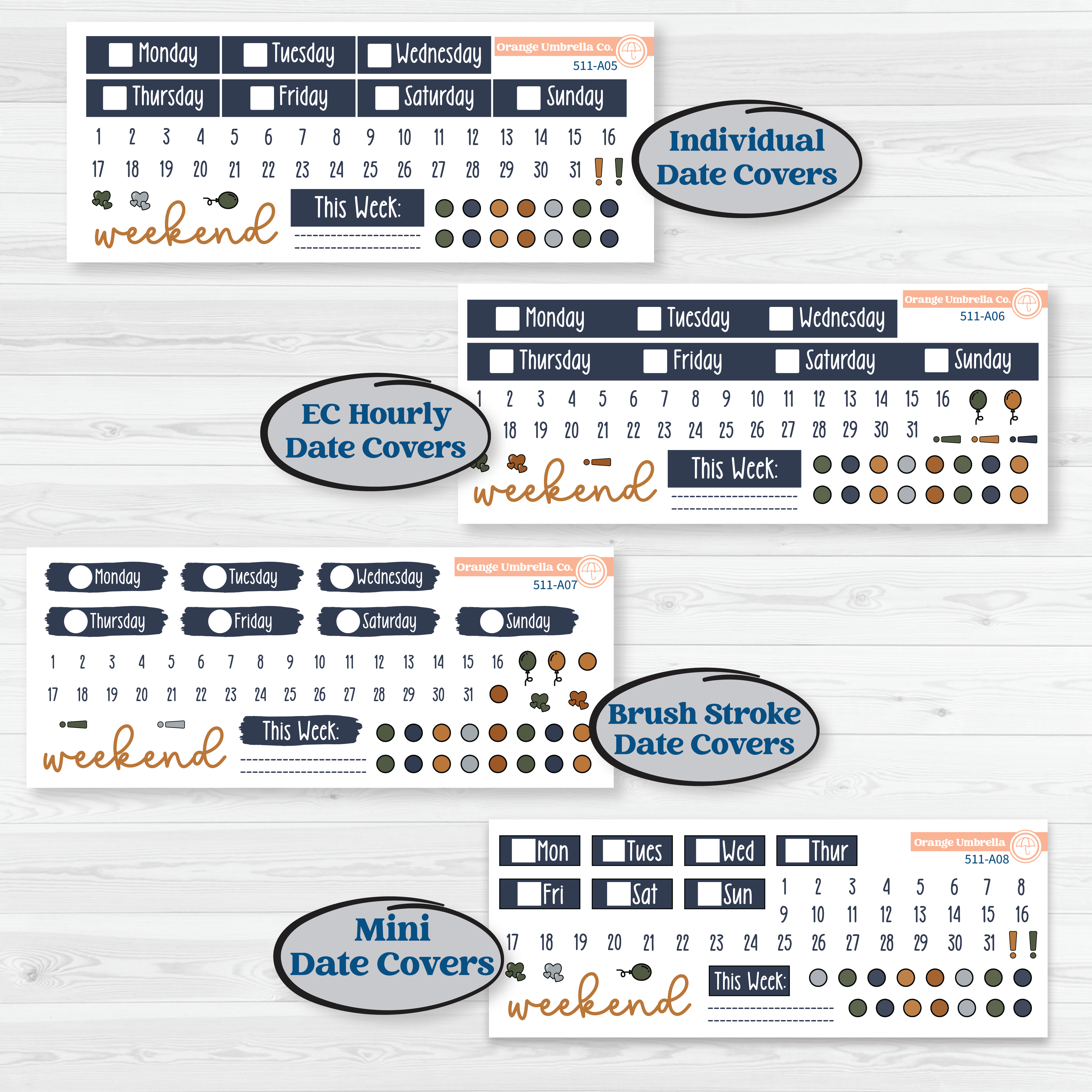 Woodland Birthday Celebration Stickers | Weekly Sticker Kit for Vertical Planners like Erin Condren | Confetti | KIT-511-A