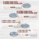 Houseplants & Plants Kit | Weekly Stickers for Vertical Planners like Erin Condren | Aloe There | KIT-515-A