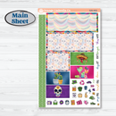 Cinco De Mayo Kit | Plum Vertical Priorities 7x9 Planner Kit Stickers | Señor Chili | KIT-526-H
