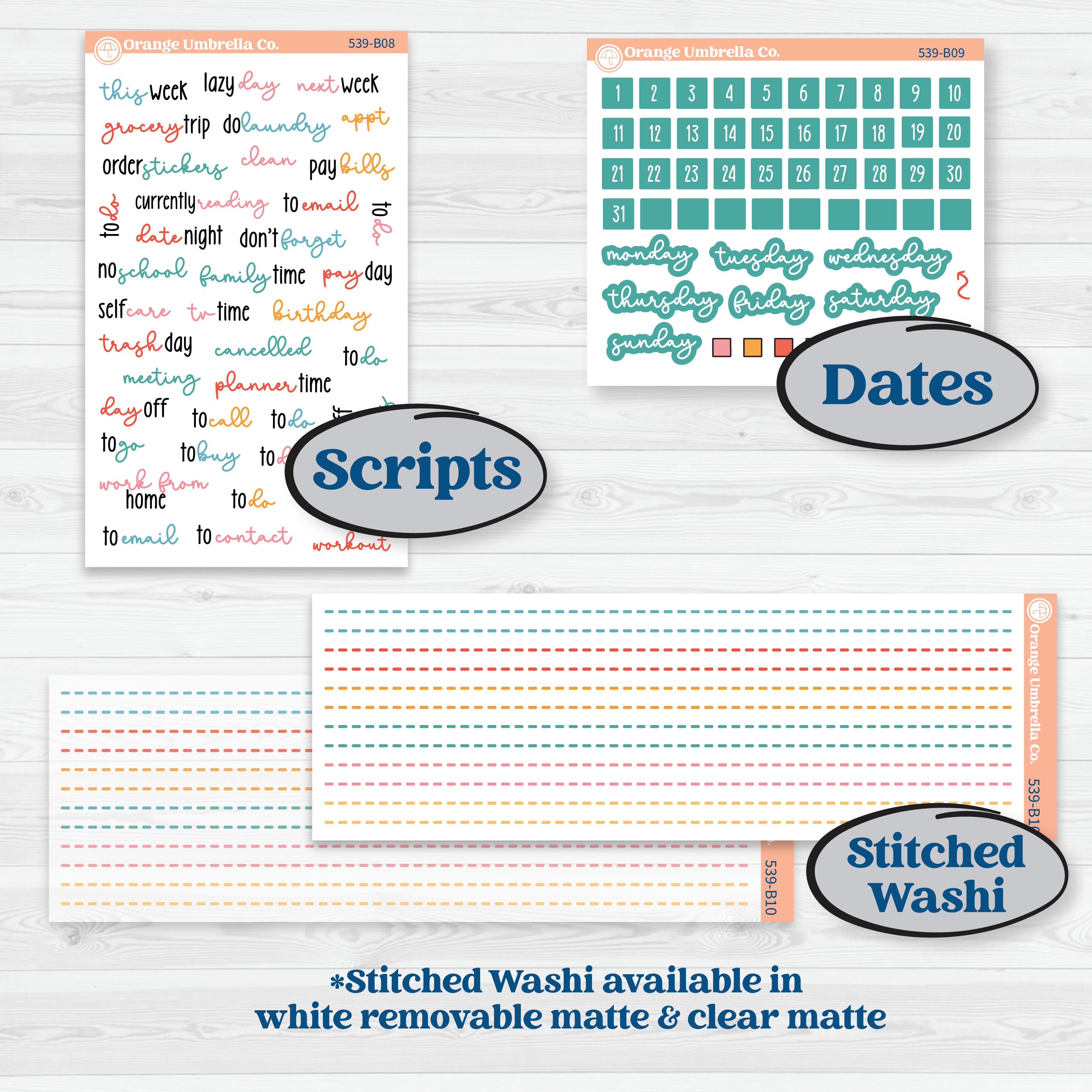 Back To School Kit | Weekly Add-On Planner Kit Stickers | Level Up | KIT-539-B