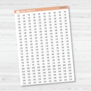 Time - Half Hour Script Planner Stickers | FC11 | B-016