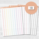 Time - Half Hour Script Planner Stickers | FC11 | B-016