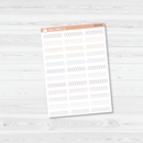 Water Droplet Tracker Planner Stickers | B-017